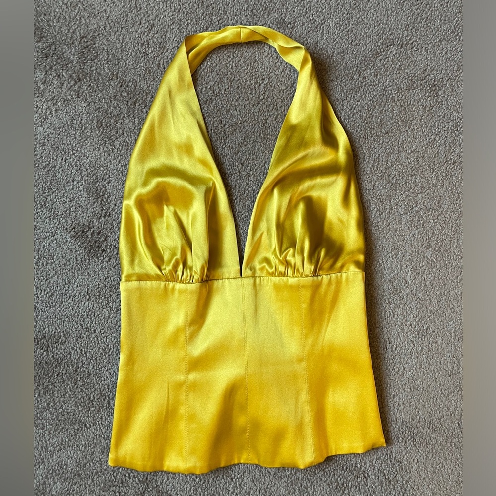 Marciano satin halter top